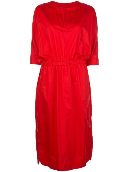 Платье из поплина Jason Wu, красное