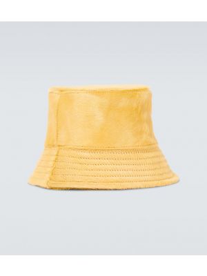 Sombrero de pelo Jacquemus amarillo