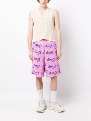 Shorts mit print Natasha Zinko pink