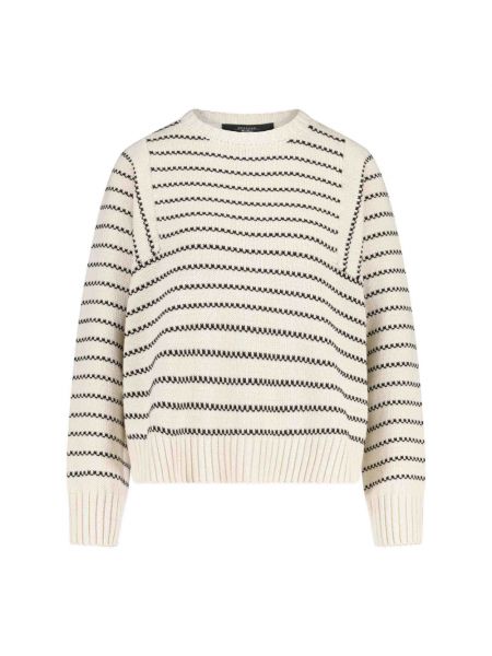 Sweter oversize Max Mara beżowy
