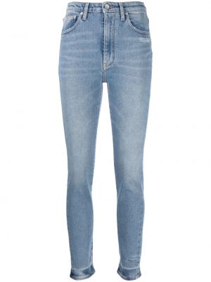 Skinny fit-jeans med hög midja Off-white