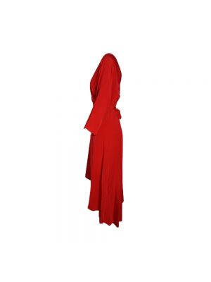 Mini vestido de seda Diane Von Furstenberg rojo