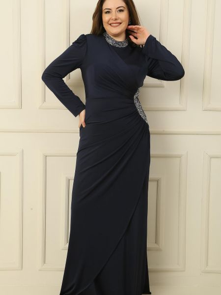Křišťálové dlouhé šaty By Saygı