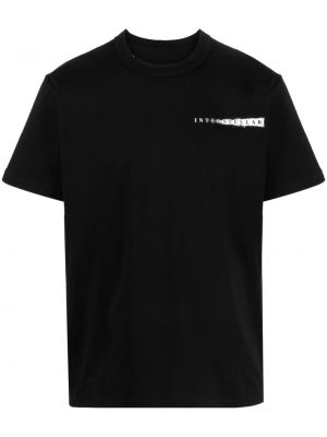 T-krekls Sacai melns