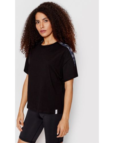 HYPE Tricou ZVLR-489 Negru Boxy Fit