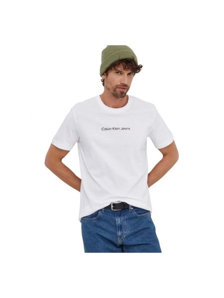 Casual t-shirt Calvin Klein Jeans weiß