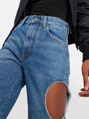 Straight fit džíny s vysokým pasem Off-white