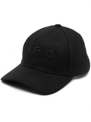 Brodert cap Iro svart