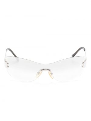 Sluneční brýle Moschino Pre-owned stříbrné