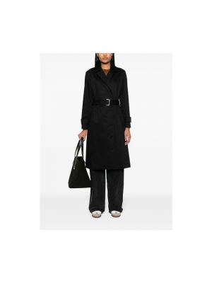 Płaszcz bawełniany Calvin Klein czarny