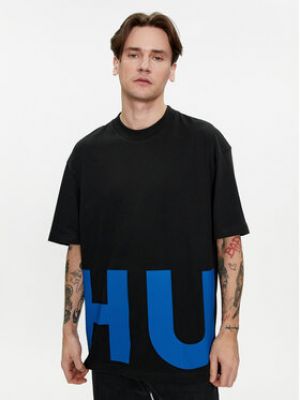 Oversized tričko Hugo černé