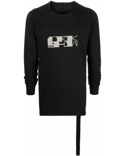 Rund hals sweatshirt Rick Owens Drkshdw svart