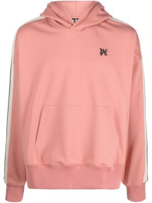 Svītrainas kapučdžemperis Palm Angels rozā