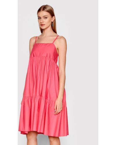 Fracomina Hétköznapi ruha FR22SD1048W40001 Rózsaszín Regular Fit