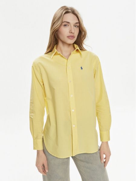 Priliehavá košeľa Polo Ralph Lauren zlatá