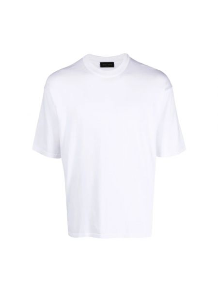 Koszulka casual Roberto Collina biała