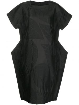 Mini šaty s krátkými rukávy Comme Des Garçons - černá