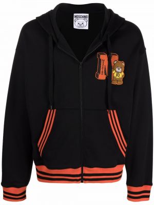 Zip hettegenser Moschino svart