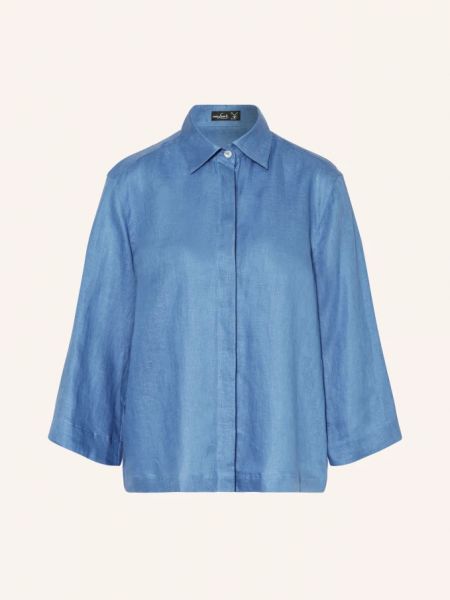 Льняная блузка Van Laack синяя