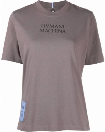 Camiseta con estampado Mcq gris