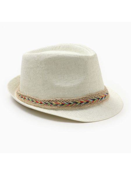 Шляпа Minaku бежевая