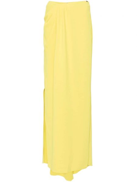 Dlouhá sukně Elisabetta Franchi žluté