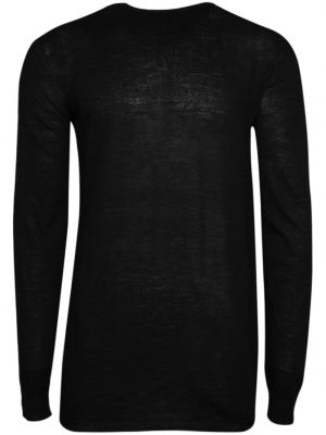 Прозрачен пуловер Rick Owens черно
