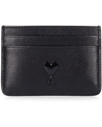 Kožená peňaženka Ami Paris čierna