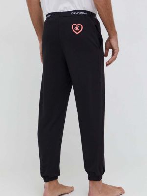 Bavlněné sportovní kalhoty Calvin Klein Underwear černé