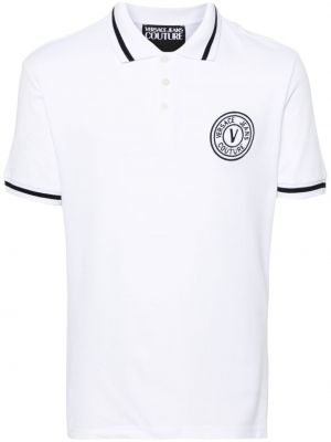 Poloshirt Versace Jeans Couture weiß