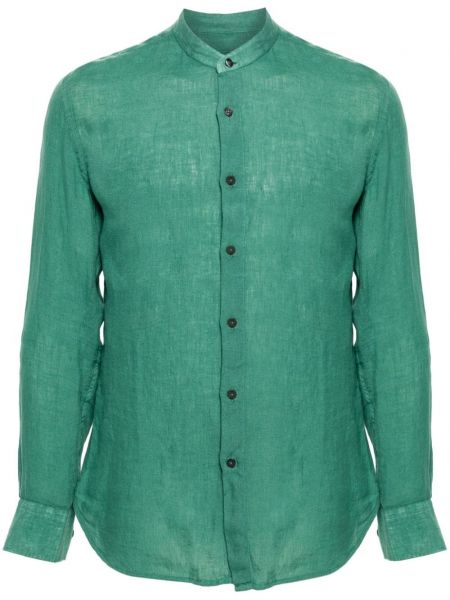 Ленена риза 120% Lino зелено