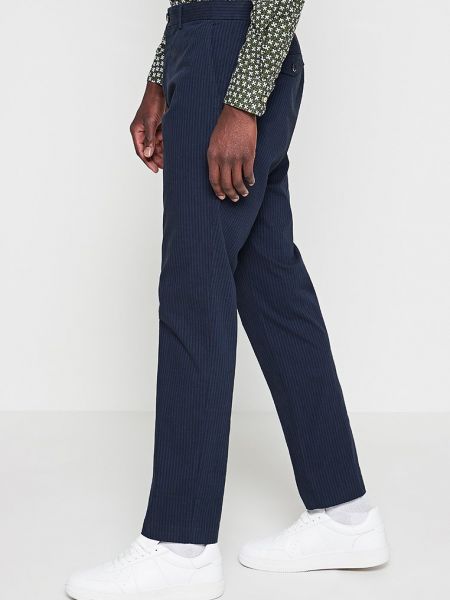 Spodnie klasyczne Sisley niebieskie