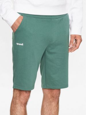 Priliehavé športové šortky Sprandi zelená