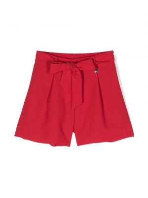 Pantaloncini plissettati Monnalisa rosso