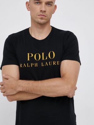 Piżama bawełniana Polo Ralph Lauren bordowa