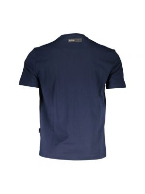 Koszulka bawełniana Plein Sport niebieska