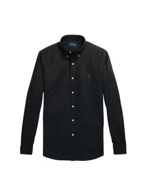 Koszula na guziki slim fit Polo Ralph Lauren czarna
