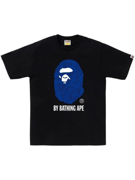 Černé bavlněné tričko A Bathing Ape®