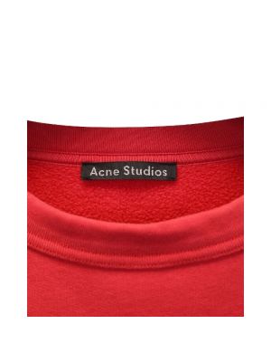 Top bawełniany Acne Studios Pre-owned czerwony
