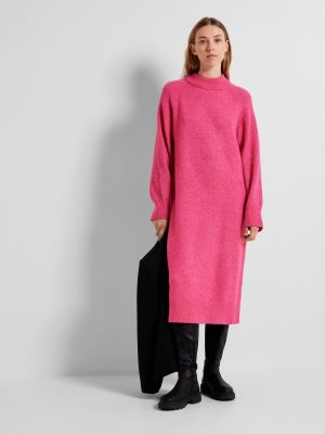 Vestito in maglia Selected Femme rosa