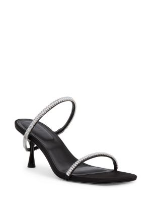 Krištáľové kožené sandále Jonathan Simkhai čierna