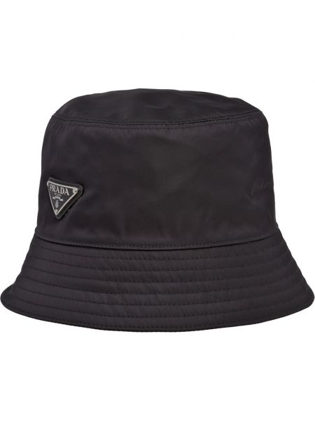 Cappello di nylon Prada nero