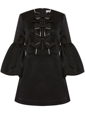 Obleka z lokom Rebecca Vallance črna
