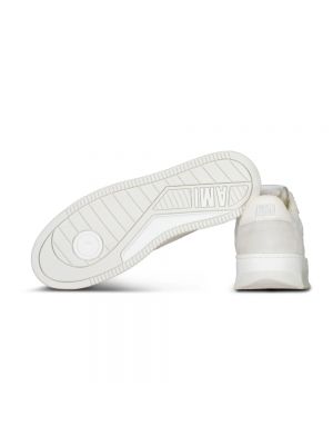Sneakersy skórzane Ami Paris białe