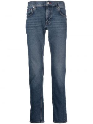 Slim fit strečové džíny Tommy Hilfiger modré