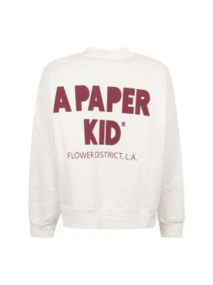 Sweatshirt A Paper Kid weiß