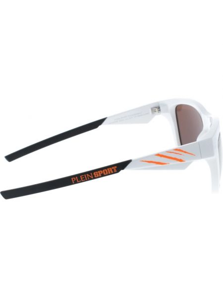 Gafas de sol elegantes deportivos Plein Sport blanco