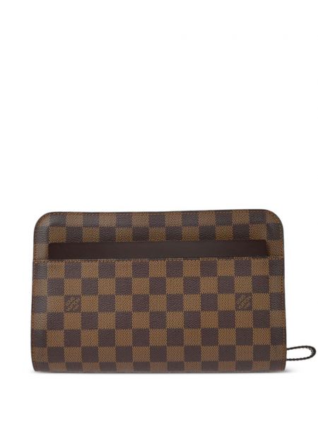 Clutch torbica Louis Vuitton Pre-owned smeđa