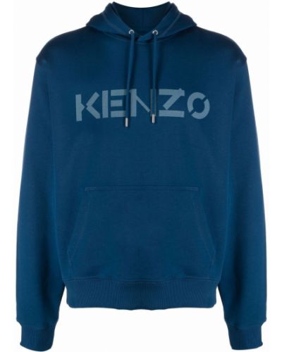 Sudadera con capucha con estampado Kenzo azul