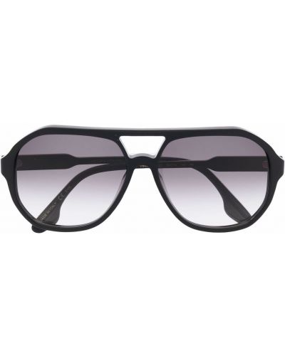 Okulary przeciwsłoneczne oversize Victoria Beckham Eyewear czarne